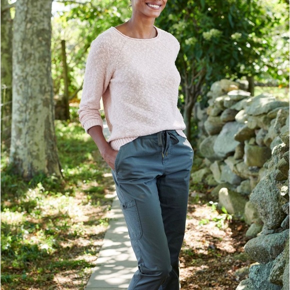 NWT L.L. Bean Women's Stretch Ripstop Pull-On Pants - Picture 6 of 8